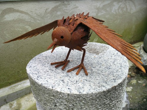Edelrost garten vogel - edelrost,