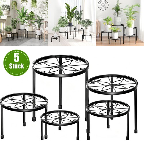5er set blumenhocker - blumenhocker, metall