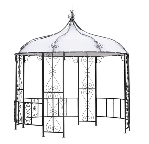 Pavillon metall gartenpavillon - metall,