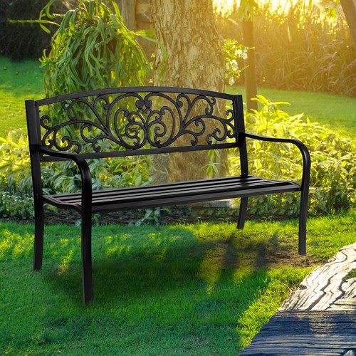 Gartenbank metall sitzer - gartenbank,
