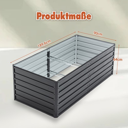 Metall hochbeet pflanzbeet - metall,