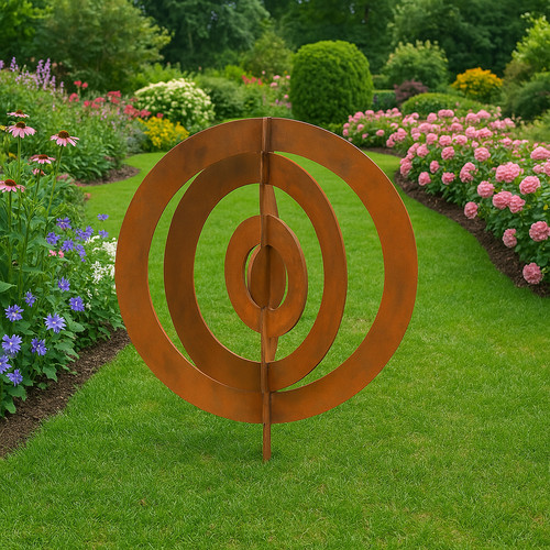 Edelrost garten stecker metall - edelrost,