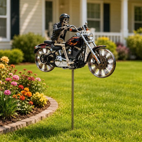 Windspiel motorrad metall - motorrad,