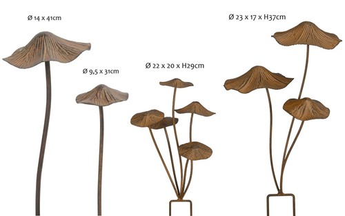 Gartenstecker pilz mit - gartenstecker,
