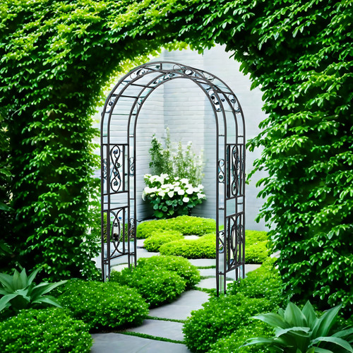 Garten pergola spalier metall - garten,