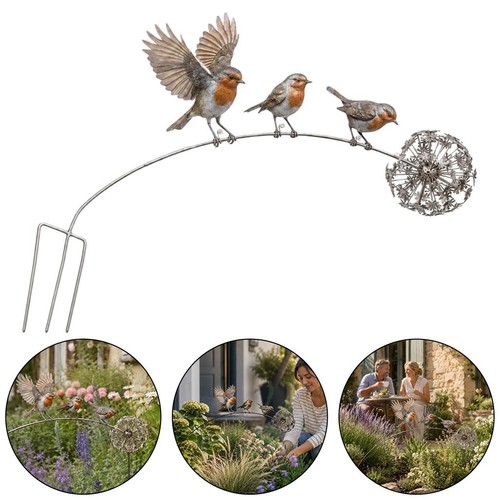 Rotkehlchen-Gedenk-Gartensteck