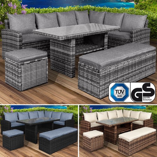 Brast poly rattan sitzgarnitur - brast,